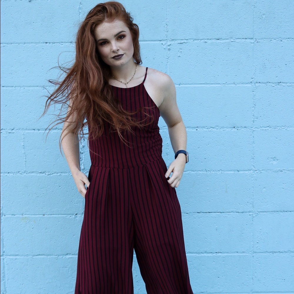 STRIPED ROMPER